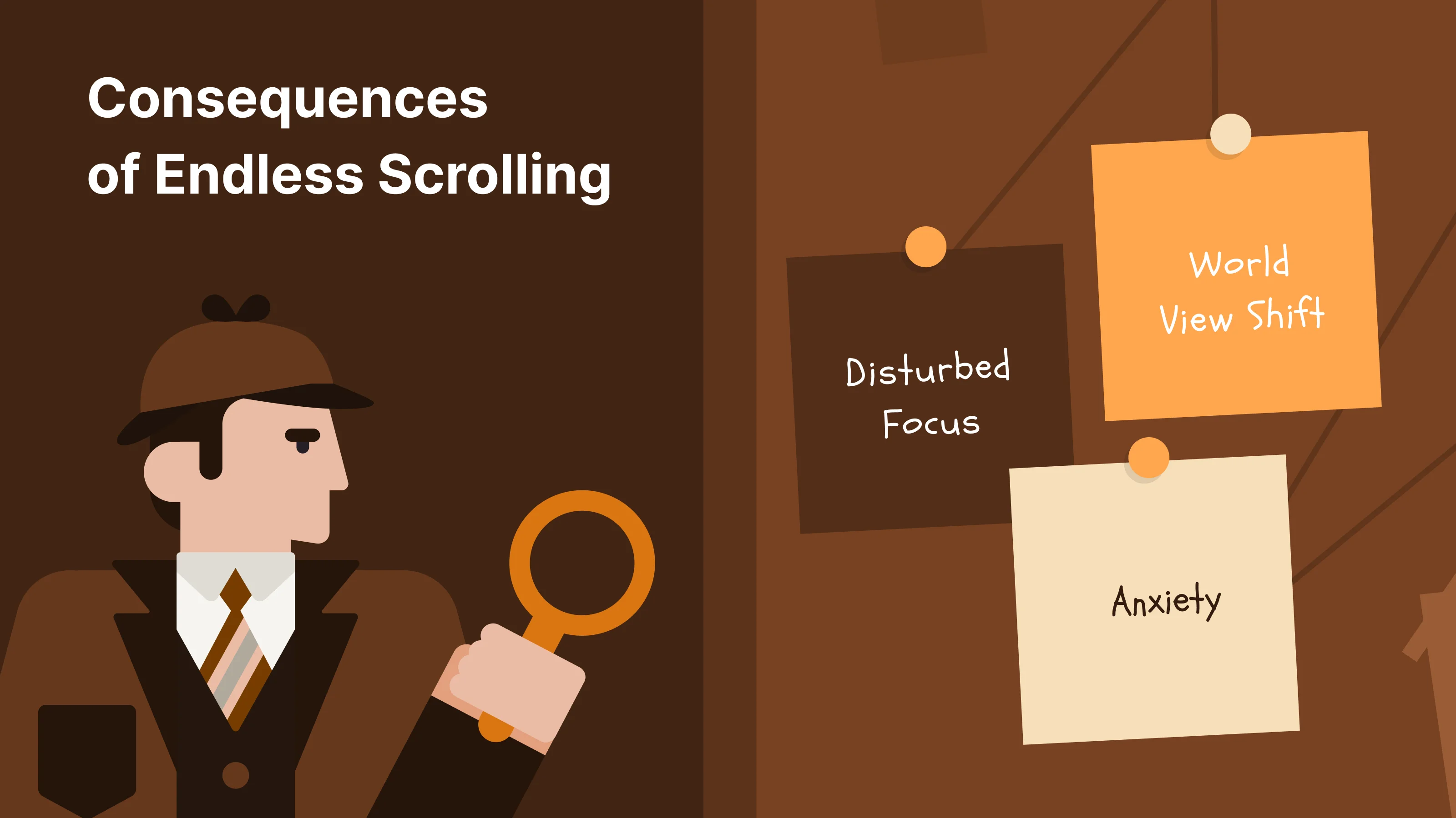 Criminology game illustration