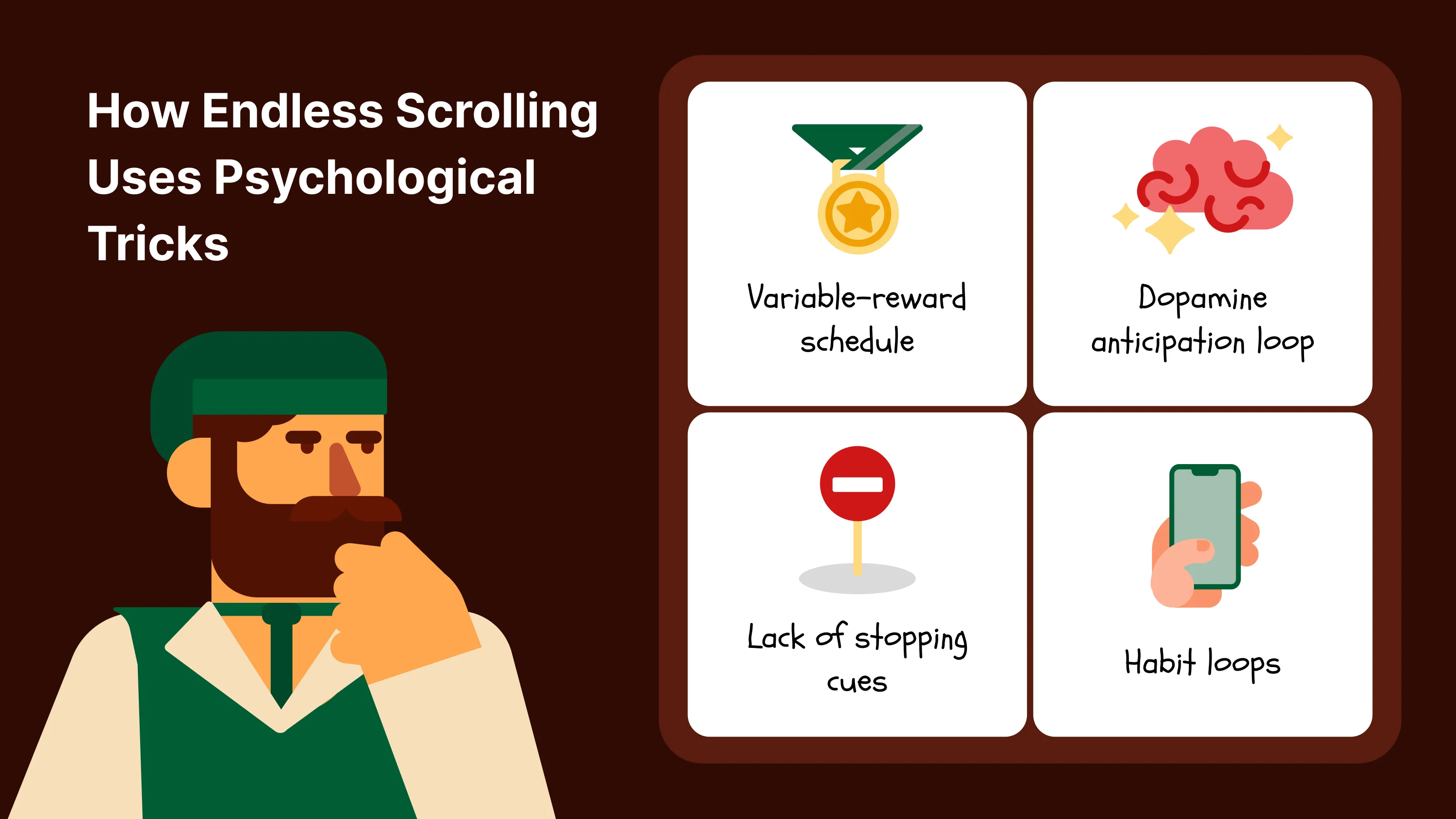 Endless scrolling illustration